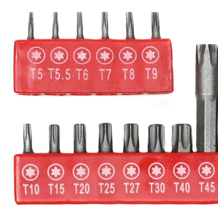 Benson Torx Bitset - 16-delig - Chroom Vanadium - Inclusief Security Bits