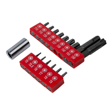Benson Torx Bitset - 16-delig - Chroom Vanadium - Inclusief Security Bits