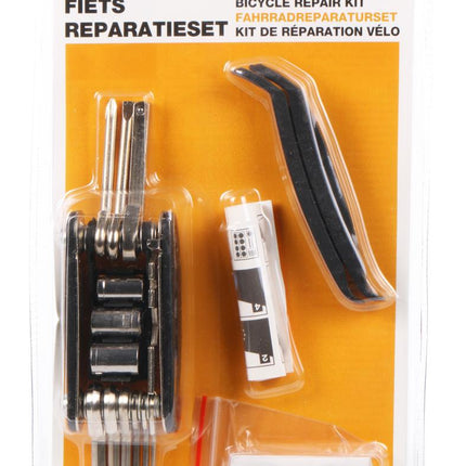 Benson Fietsreparatieset Profi - 16-delig - Inclusief Multitool & Zelfklevende Patches