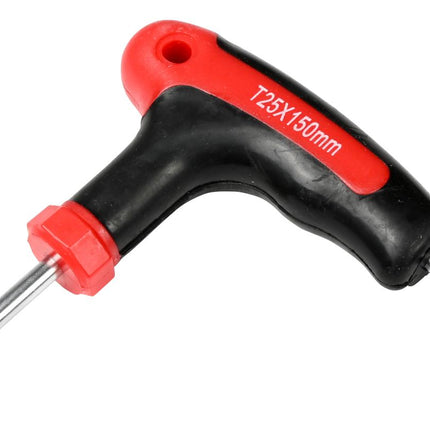 Benson Torx T-sleutelset - 10-delig - T9 t/m T50 - Inclusief Metalen Wandhouder