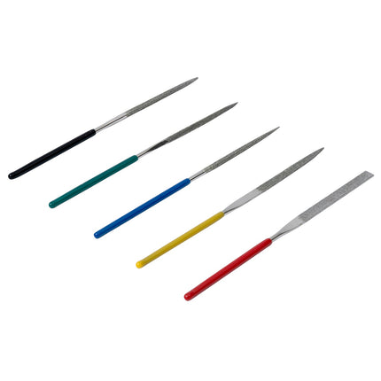 Benson Micro Diamantvijlset - 5-delig - 100 mm - Voor Precisiewerk