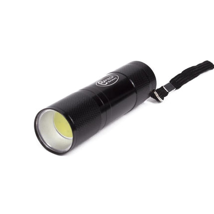 Hofftech Compacte LED Zaklamp – 9 Heldere LED's – 9 cm – Lichtgewicht & Robuust – Zwart