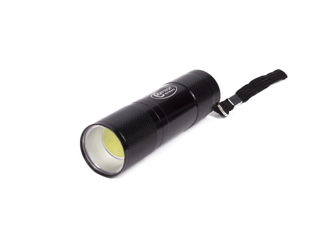 Hofftech Compacte LED Zaklamp – 9 Heldere LED's – 9 cm – Lichtgewicht & Robuust – Zwart