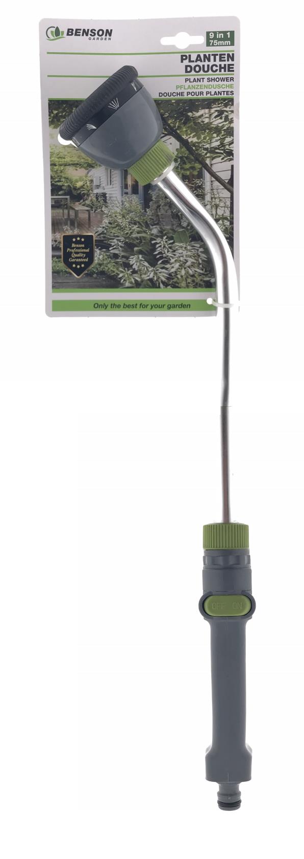 Benson Plantendouche - 75 cm - 9 Sproeistanden - Waterbesparend