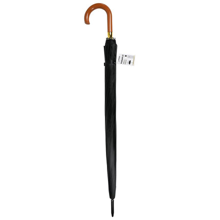 Benson Grote Opvouwbare Paraplu – Ø 120 cm – 16 Banen – Houten Handvat