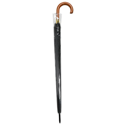 Benson Grote Opvouwbare Paraplu – Ø 120 cm – 16 Banen – Houten Handvat