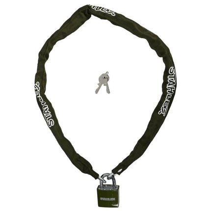 Stahlex Rocksolid Ketting en Hangslot - 5 mm x 1000 mm - Mix - Gehard Staal