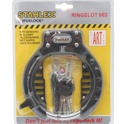 Stahlex Ringslot 963a ART** - Gecertificeerd Fietsslot