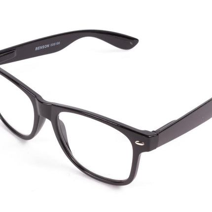 Benson Leesbril Fashion Black - Wayfarer Model - Unisex