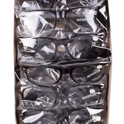 Benson Leesbril Fashion Black - Wayfarer Model - Unisex