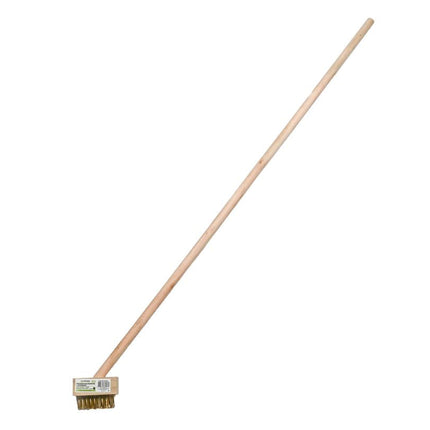 Benson Onkruidborstel met Steel - 120 cm - Messing Haren