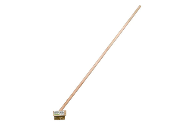 Benson Onkruidborstel met Steel - 120 cm - Messing Haren