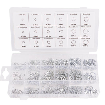 Benson Veerringen & Borgringen Set – 720-delig – M4 t/m M12 – Verzinkt