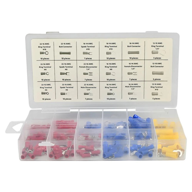 Benson Professionele Kabelschoenen Set – 150-delig – Geïsoleerd – Inclusief Sorteerkoffer
