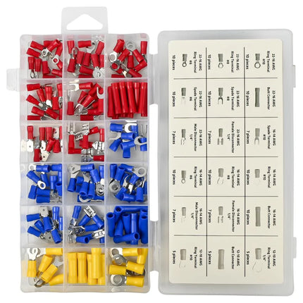 Benson Professionele Kabelschoenen Set – 150-delig – Geïsoleerd – Inclusief Sorteerkoffer