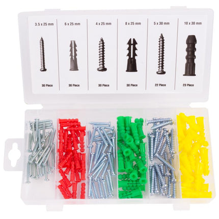 Benson Complete Schroeven- en Plugset – 165-delig – Inclusief Assortimentsdoos