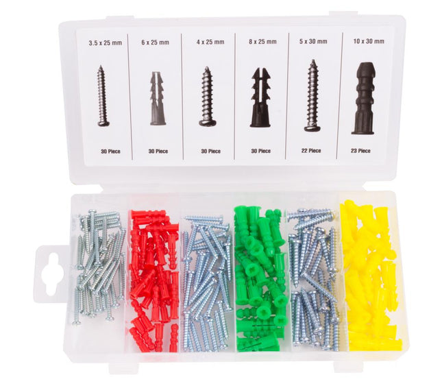 Benson Complete Schroeven- en Plugset – 165-delig – Inclusief Assortimentsdoos