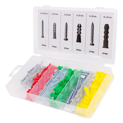 Benson Complete Schroeven- en Plugset – 165-delig – Inclusief Assortimentsdoos