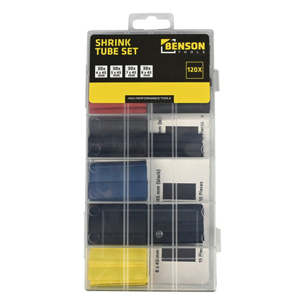 Benson Krimpkousenset 120-delig Gekleurd - Assortiment in Box