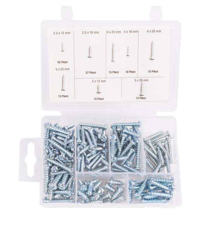 Benson Parkerschroeven Assortimentbox – 175-delig – Verzinkt