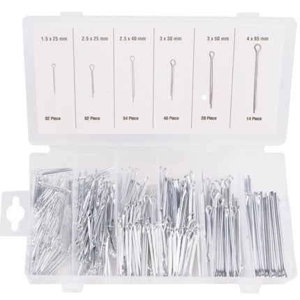 Benson Splitpennen Assortimentbox – 300-delig – Verzinkt