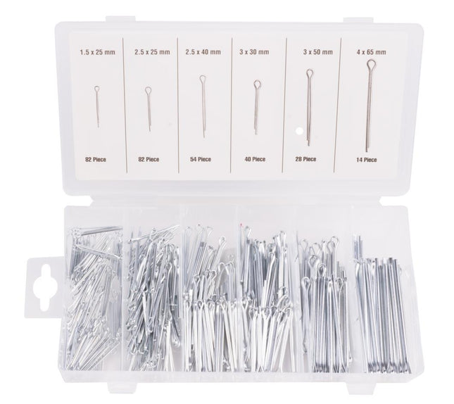Benson Splitpennen Assortimentbox – 300-delig – Verzinkt