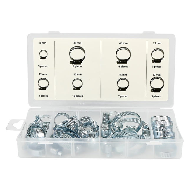 Benson Slangklemmen Set 40-delig – Assortimentsbox – Diverse Maten