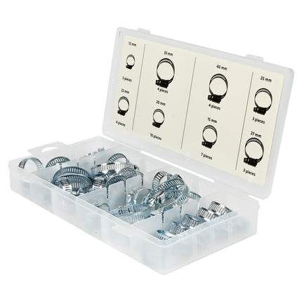 Benson Slangklemmen Set 40-delig – Assortimentsbox – Diverse Maten