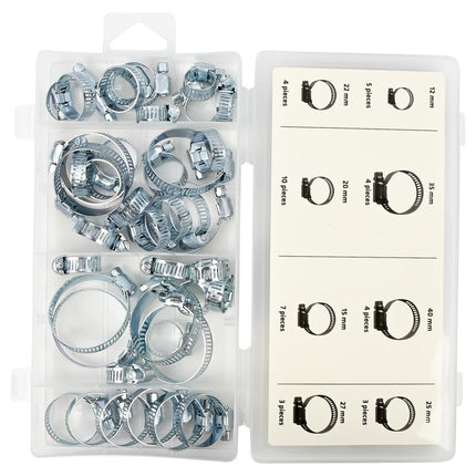 Benson Slangklemmen Set 40-delig – Assortimentsbox – Diverse Maten