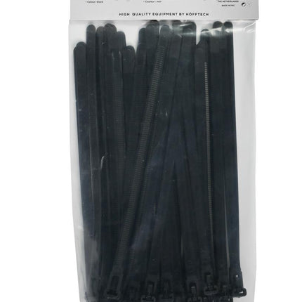 Hofftech Hersluitbare Kabelbinders Zwart 7.6 x 200 mm - 50 Stuks