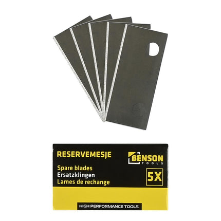 Benson Kookplaat Schraper Metaal - Inclusief 5 Reservemesjes