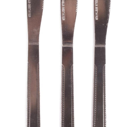Benson Tafelmessenset - 3-delig - 20 cm - Metaal - Chroom