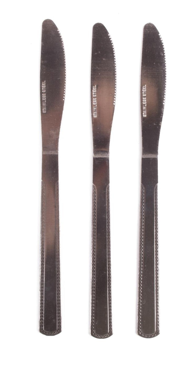 Benson Tafelmessenset - 3-delig - 20 cm - Metaal - Chroom