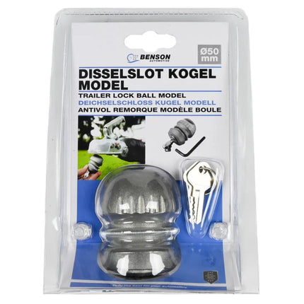 Benson Disselslot Kogelmodel - 50 mm - Inclusief 2 Sleutels