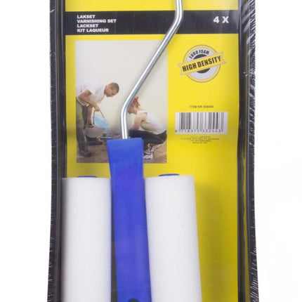 Benson Professionele Lakset 4-delig - 10 cm - Voor Strak Lakwerk
