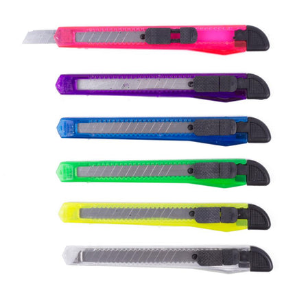 Benson Afbreekmessen Set - 9 mm - 6-delig - Kleurrijk & Ergonomisch