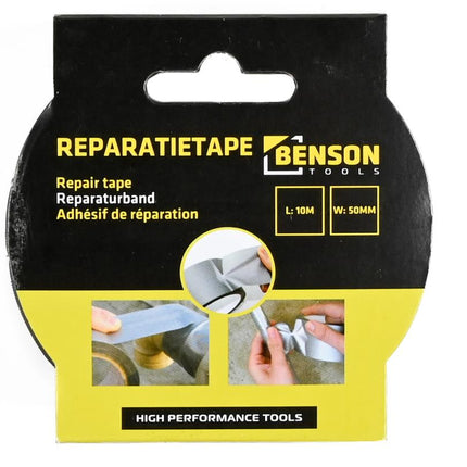 Benson Reparatietape 48 mm x 10 m - Grijs - Sterke Duct Tape