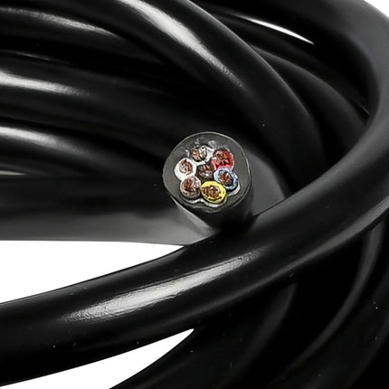 Benson Aanhangwagen Kabel - 7-Aderig - 5 Meter - 7x1 mm² - Zwart