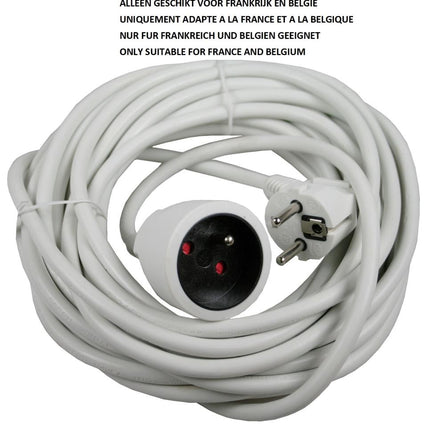 Benson Verlengsnoer Type E – 10 meter – 3G1.5mm² – 3500W