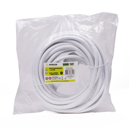 Benson Verlengsnoer Type E – 10 meter – 3G1.5mm² – 3500W