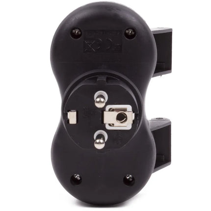 Benson Stekker Duo Verloop – Buitenstopcontact – Spatwaterdicht IP44 – Zwart