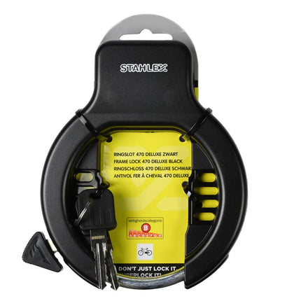 Stahlex Deluxe Ringslot - Zwart - Inclusief Montageset - Plug-in Opening 5.5 mm
