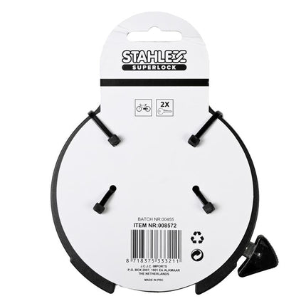 Stahlex Deluxe Ringslot - Zwart - Inclusief Montageset - Plug-in Opening 5.5 mm