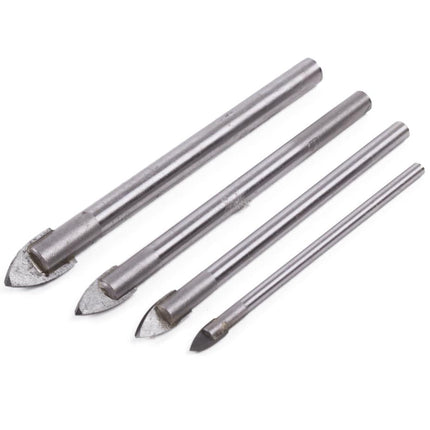 Benson Glasboorset - 4-delig - Voor Glas, Spiegels en Tegels - 3 t/m 8 mm