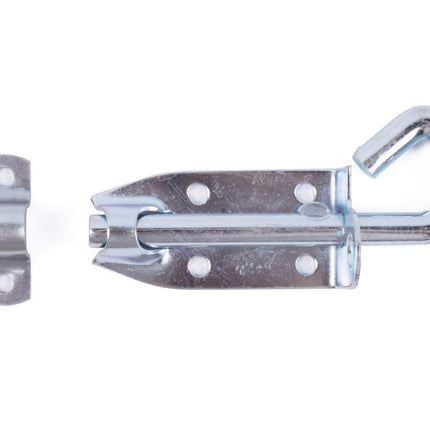 Benson Deurschuif Profielgrendel – 100 mm – Gegalvaniseerd IJzer – Inclusief Bevestiging