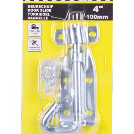 Benson Deurschuif – Profielgrendel – 100 mm – Gegalvaniseerd IJzer
