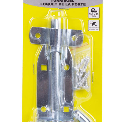 Benson Deurschuif – Profielgrendel – 150 mm – Gegalvaniseerd IJzer
