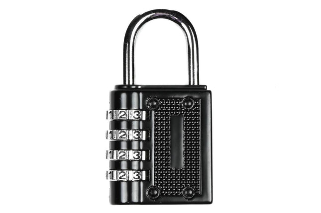 Stahlex Cijferhangslot – 40 mm – Zwart – Stalen Constructie