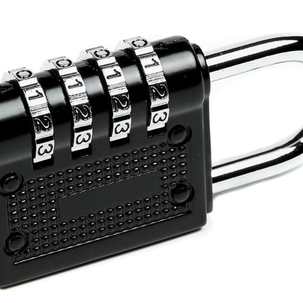 Stahlex Cijferhangslot – 40 mm – Zwart – Stalen Constructie