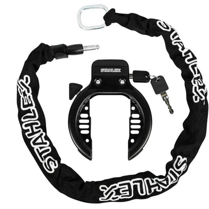 Stahlex Ringslot met Insteekketting - 90 cm - 8 mm Pin - Canvas Hoes
